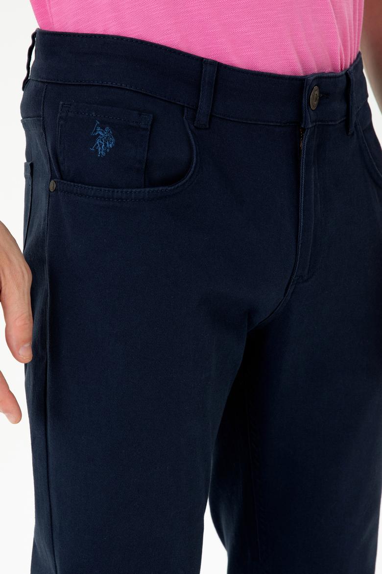 Erkek Lacivert Kanvas Pantolon - 50275532212