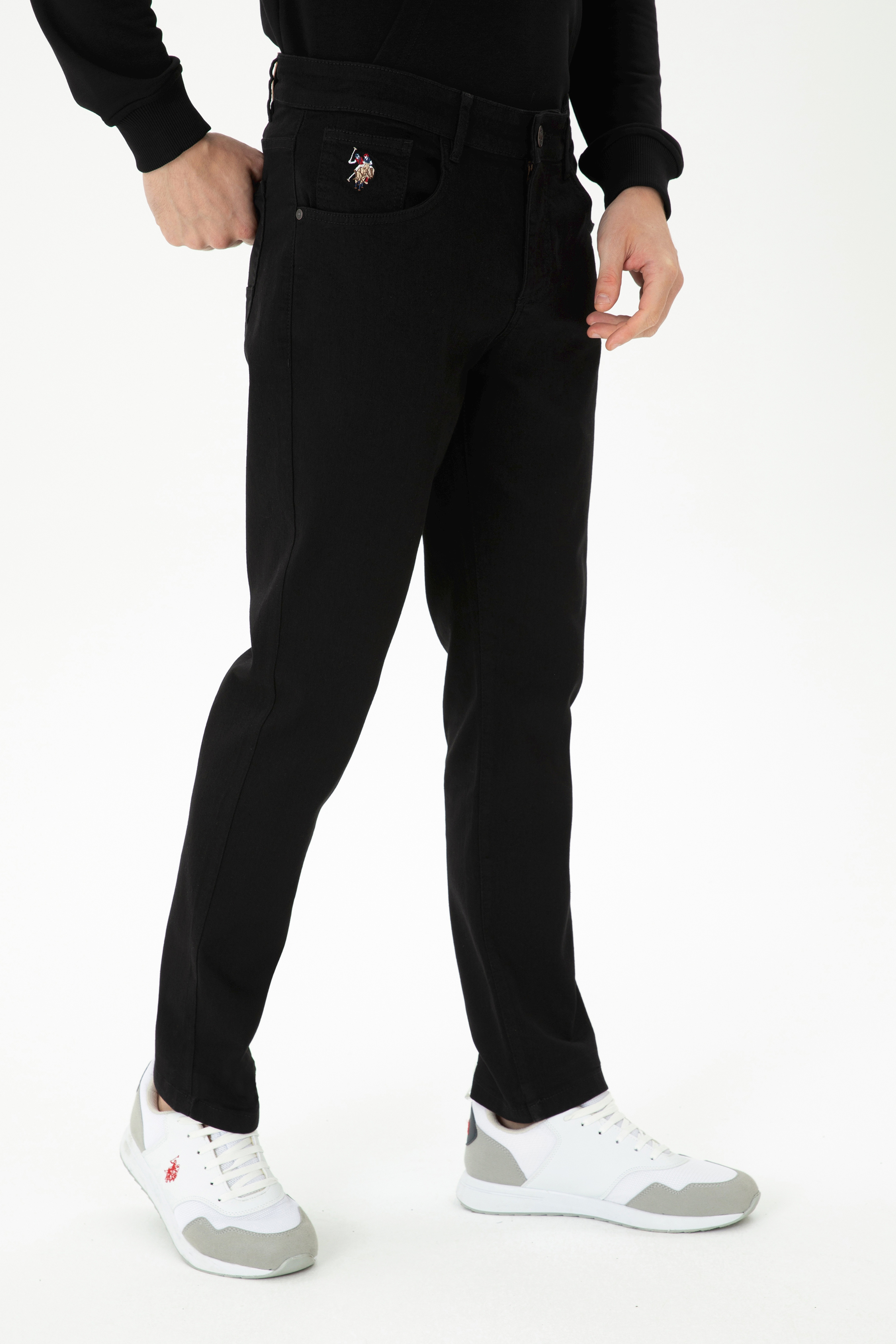 Erkek Siyah Jean Pantolon