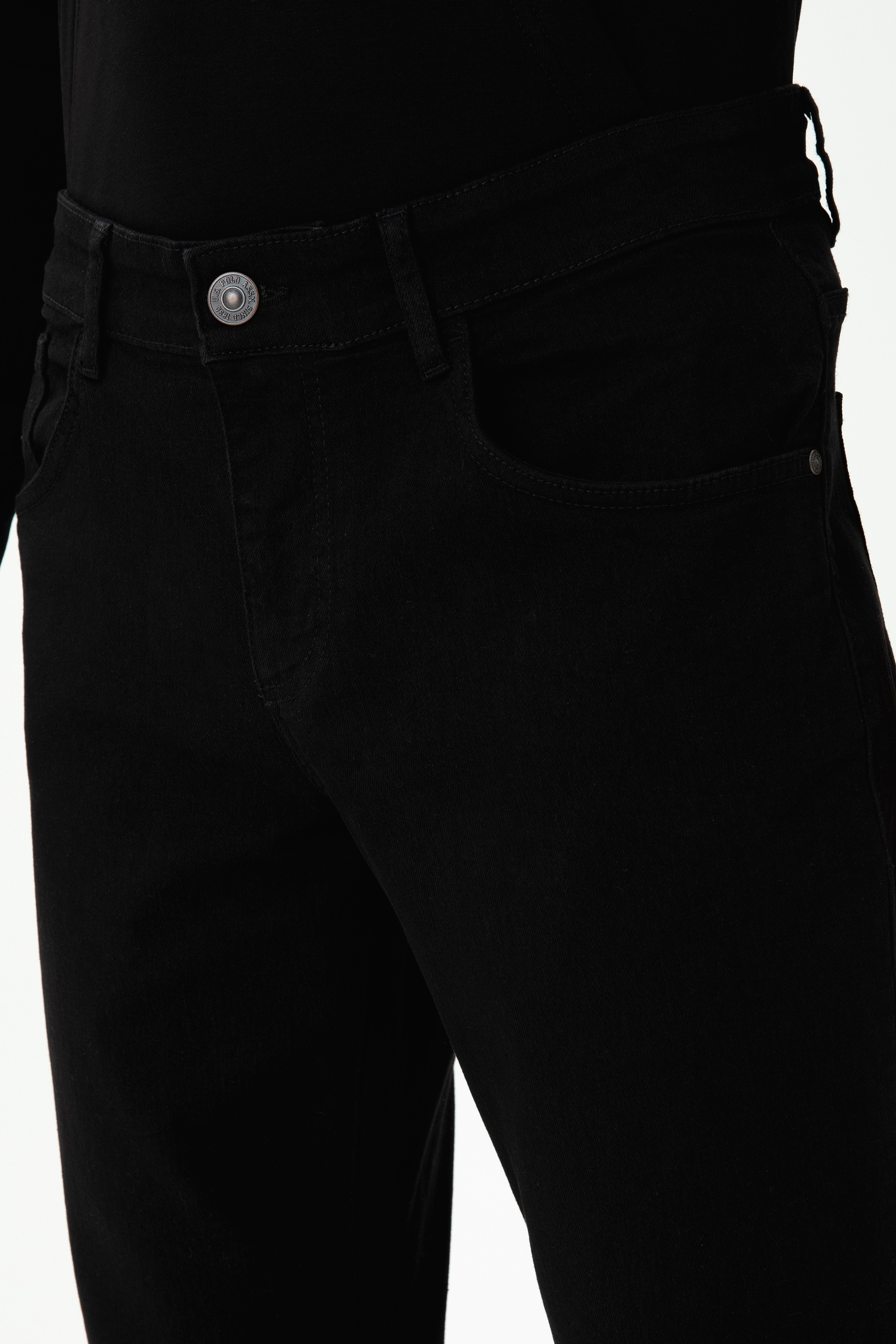 Erkek Siyah Jean Pantolon - Image 6