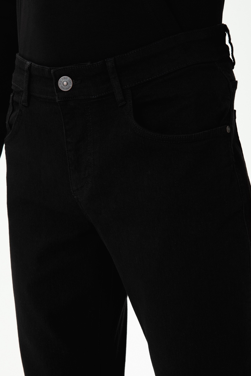 Erkek Siyah Jean Pantolon