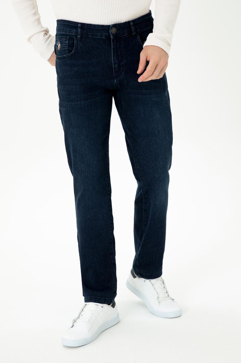 Erkek Koyu Mavi Jean Pantolon