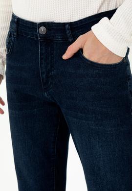 Erkek Koyu Mavi Jean Pantolon - 50277467002