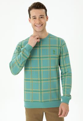 Erkek Mint Sweatshirt - 50270873017