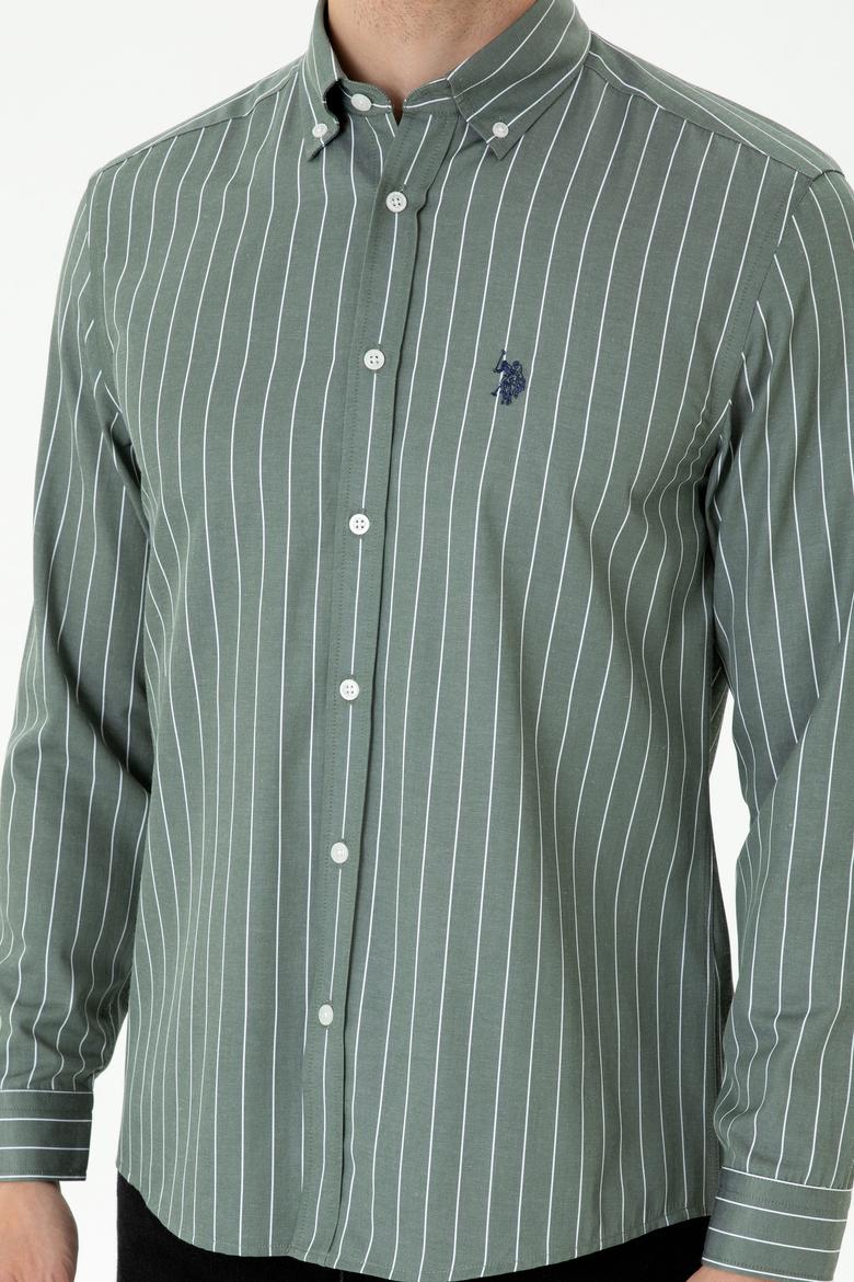 Erkek Haki Uzun Kollu Gömlek - 50279472010