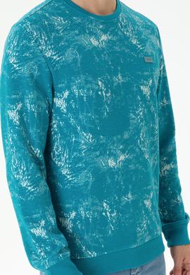 Erkek Petrol Sweatshirt - 50270842011