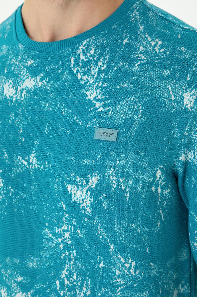 Erkek Petrol Sweatshirt