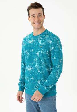 Erkek Petrol Sweatshirt - 50270842011