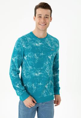 Erkek Petrol Sweatshirt - 50270842011