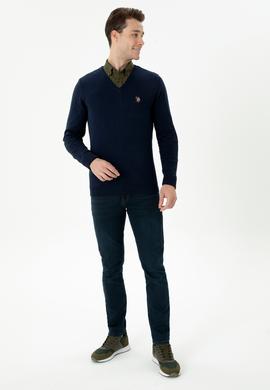 Erkek Lacivert Basic Kazak - 50269006008