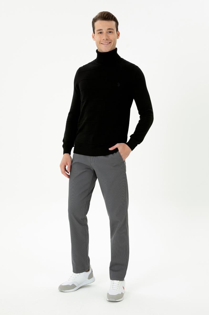 Erkek Antrasit Kanvas Pantolon