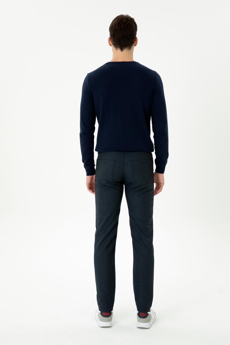 Erkek Lacivert Kanvas Pantolon - 50272259200