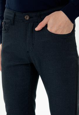 Erkek Lacivert Kanvas Pantolon - 50272259200