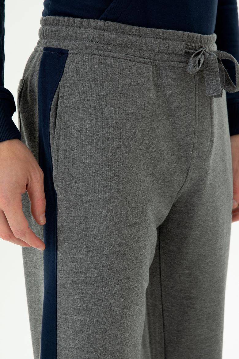 Erkek Antrasit Melanj Eşofman Altı - 50273934071