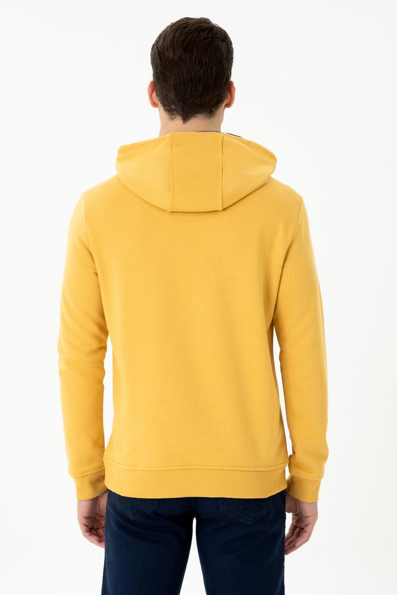 Erkek Hardal Sweatshirt - 50270760024