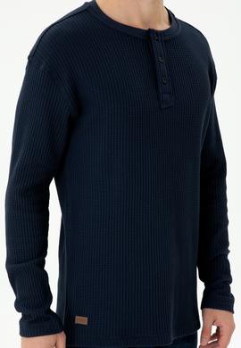 Erkek Lacivert Sweatshirt - 50270875001