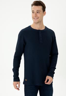 Erkek Lacivert Sweatshirt - 50270875001