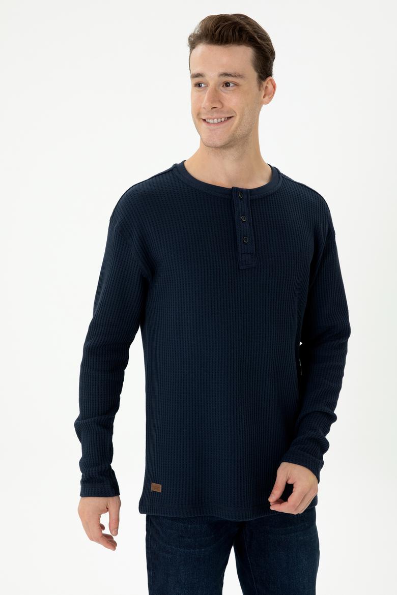 Erkek Lacivert Sweatshirt - 50270875001