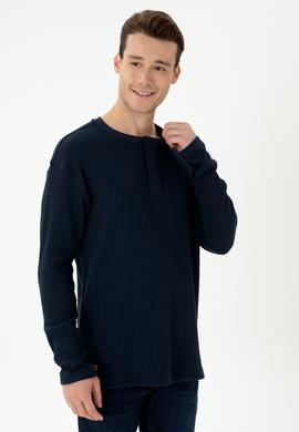 Erkek Lacivert Sweatshirt - 50270875001