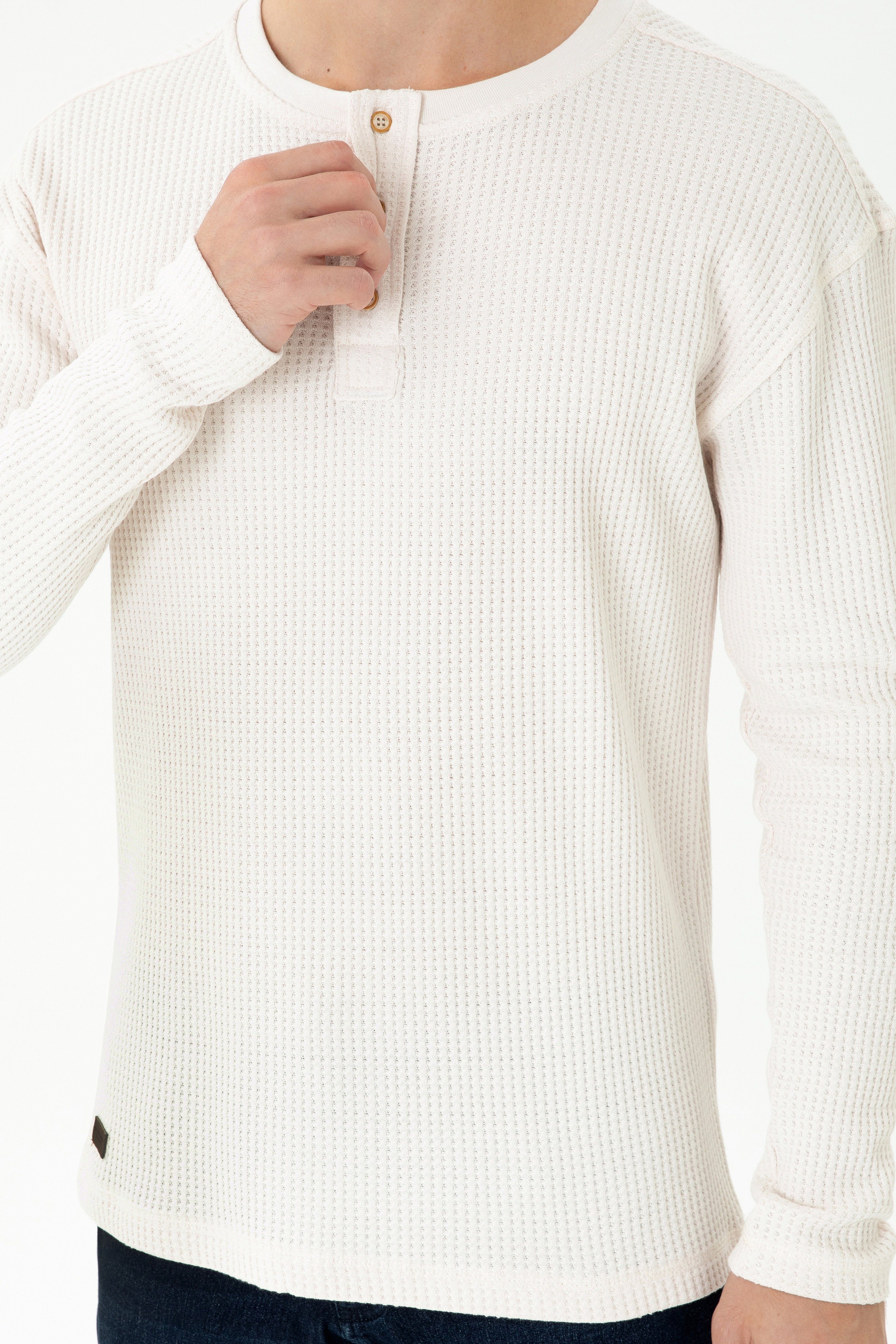 Erkek Taş Sweatshirt - Image 6