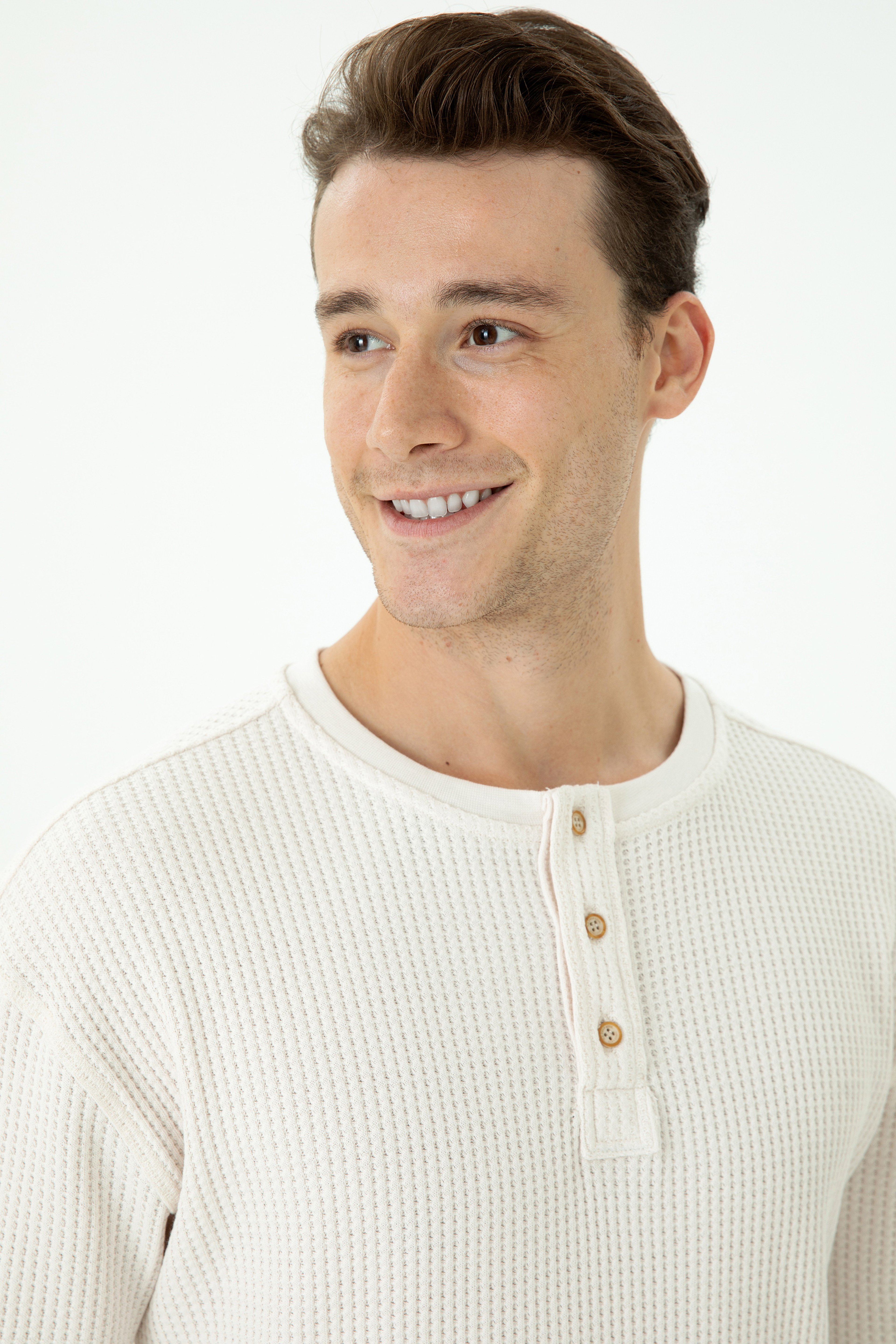 Erkek Taş Sweatshirt - Image 2