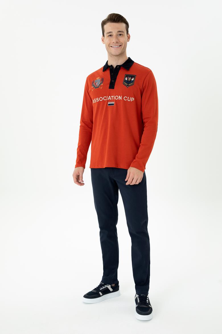 Erkek Kiremit Sweatshirt - 50270848009