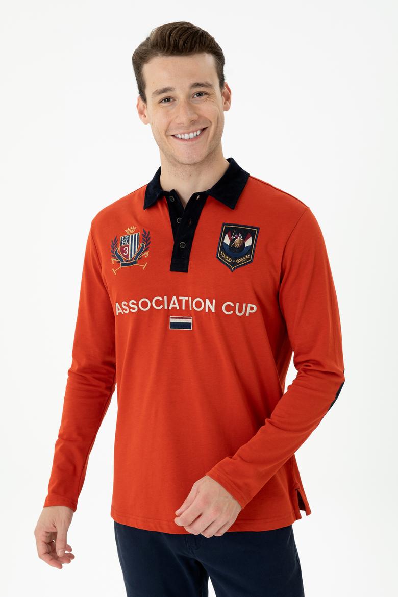 Erkek Kiremit Sweatshirt