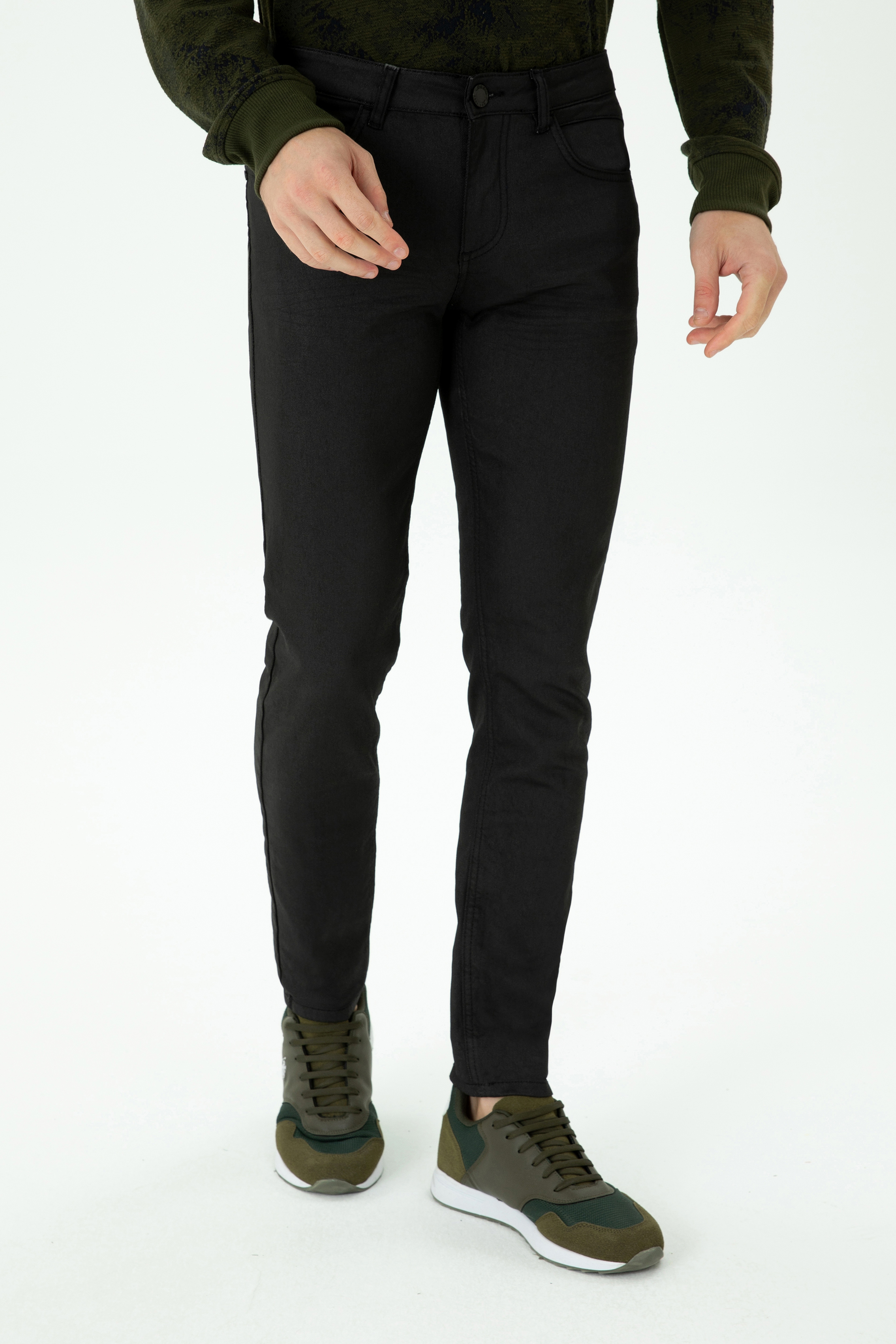 Erkek Siyah Jean Pantolon - Image 2
