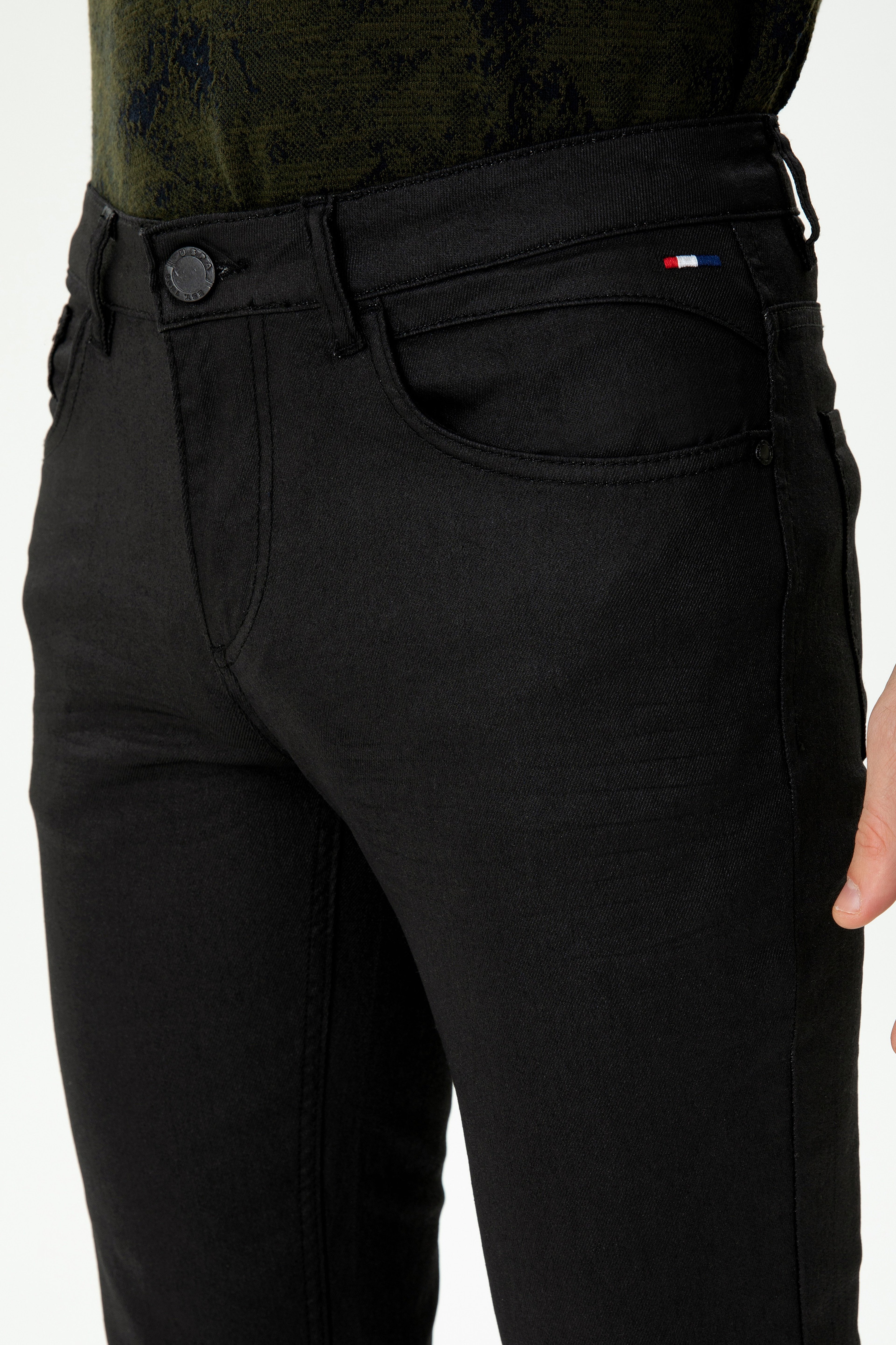 Erkek Siyah Jean Pantolon