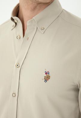 Erkek Taş Uzun Kollu Gömlek - 50276312005