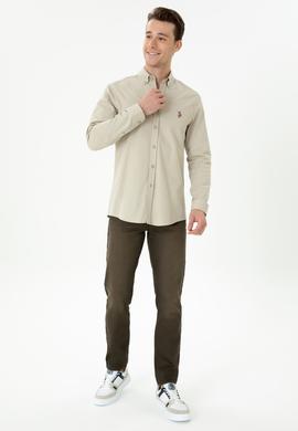 Erkek Taş Uzun Kollu Gömlek - 50276312005