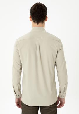 Erkek Taş Uzun Kollu Gömlek - 50276312005