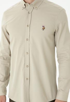 Erkek Taş Uzun Kollu Gömlek - 50276312005