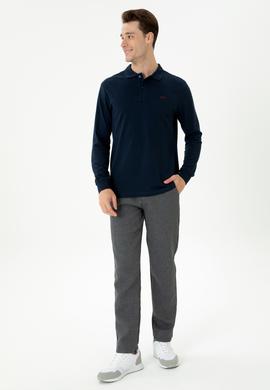 Erkek Lacivert Basic Sweatshirt - 50276314031