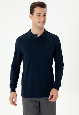 Erkek Lacivert Basic Sweatshirt - 50276314031