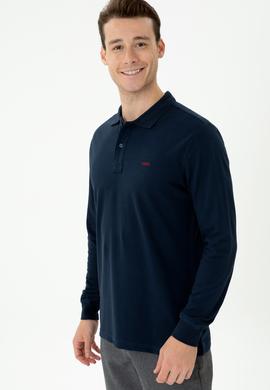 Erkek Lacivert Basic Sweatshirt - 50276314031