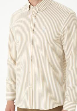 Erkek Taş Uzun Kollu Gömlek - 50272688035