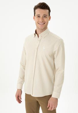 Erkek Taş Uzun Kollu Gömlek - 50272688035