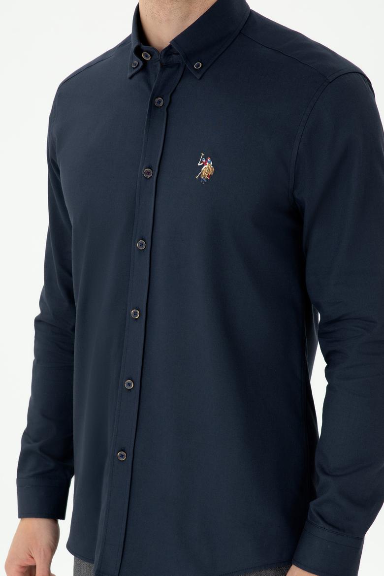 Erkek Lacivert Uzun Kollu Gömlek - 50276312010