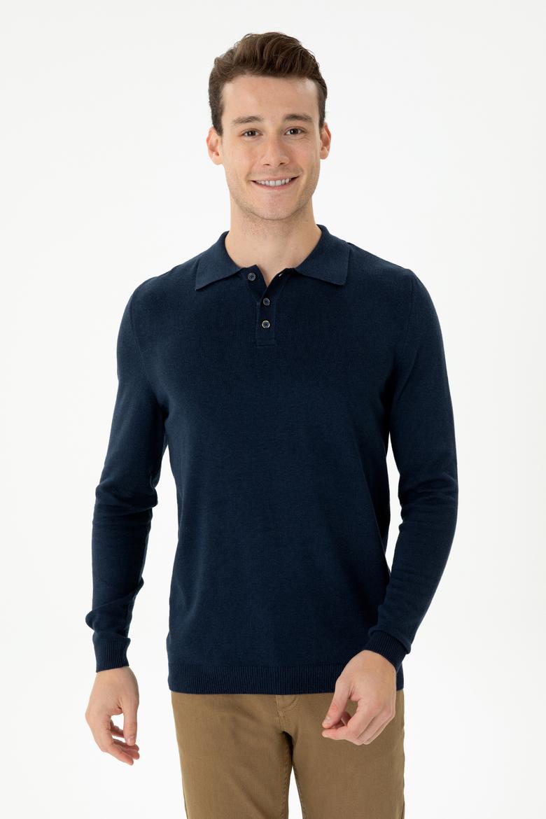 Erkek Lacivert Kazak - 50271041061