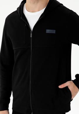 Erkek Siyah Örme Hırka - 50276562003