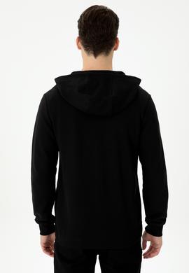 Erkek Siyah Örme Hırka - 50276562003