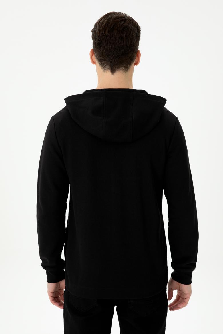 Erkek Siyah Örme Hırka - 50276562003