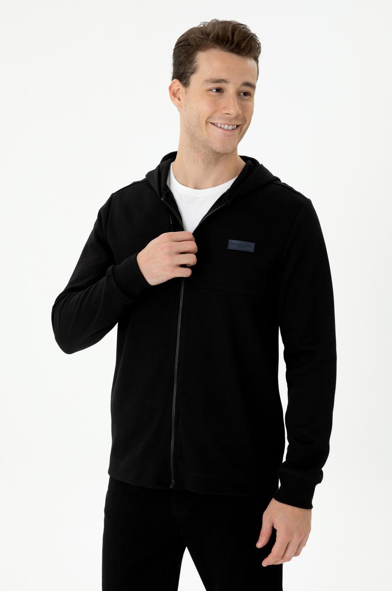 Erkek Siyah Örme Hırka