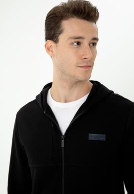 Erkek Siyah Örme Hırka - 50276562003