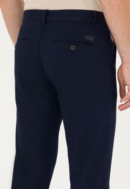 Erkek Lacivert Kanvas / Chino Pantolon - 50271469303