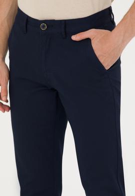 Erkek Lacivert Kanvas / Chino Pantolon - 50271469303