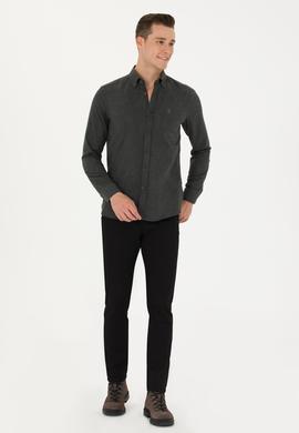 Erkek Siyah Kanvas / Chino Pantolon - 50271469359