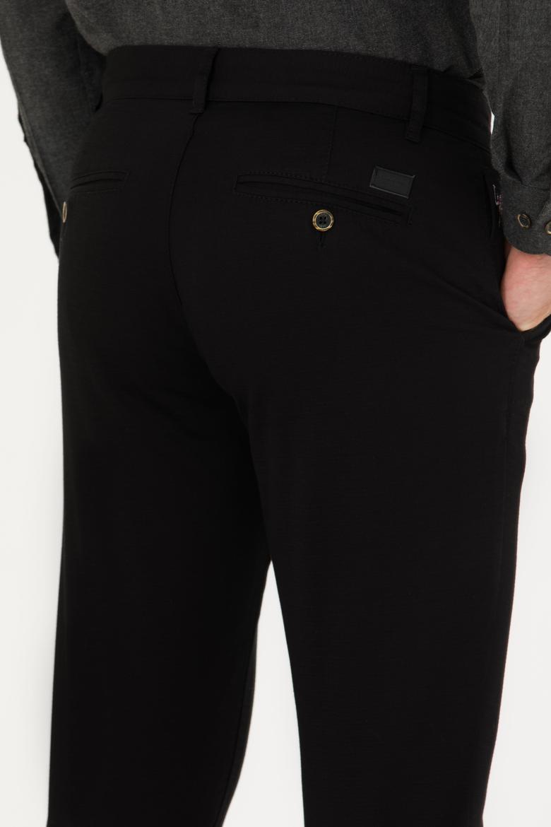 Erkek Siyah Kanvas / Chino Pantolon - 50271469359