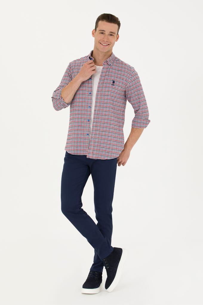 Erkek Lacivert Kanvas / Chino Pantolon