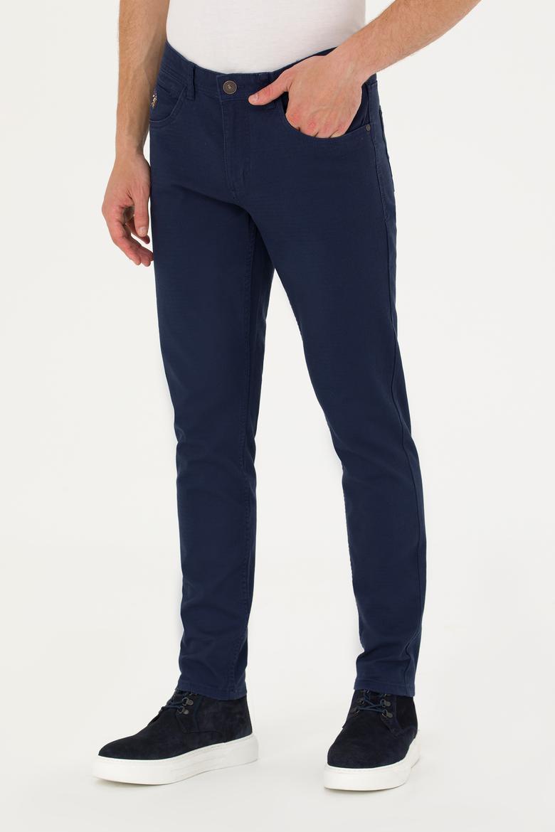 Erkek Lacivert Kanvas / Chino Pantolon - 50271484013
